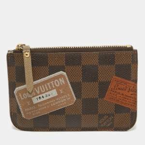 مملوكة مسبقًا Louis Vuitton Damier Ebene Canvas Trunks and Bags Key Pouch