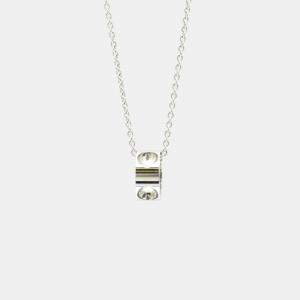 Louis Vuitton 18K White Gold Empreinte Pendant Necklace