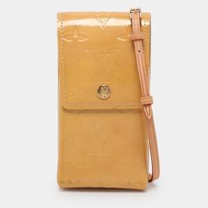 Louis Vuitton Yellow Monogram Vernis Cigarette Case