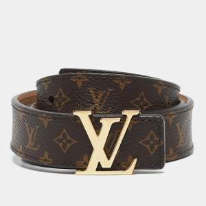 Louis Vuitton Monogram Canvas LV Initiales Belt 85 CM