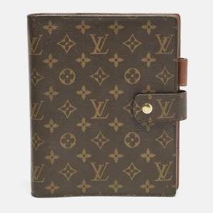 Louis Vuitton Monogram Canvas Large Ring Agenda Cover
