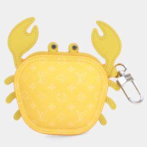Louis Vuitton Yellow Monogram Crab Bag Charm