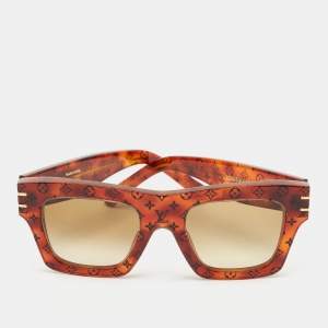Louis Vuitton Tortoise Monogram Z1483W Blade Sunglasses