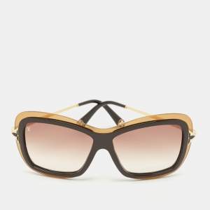 Louis Vuitton Brown Gradient Z0323W Poppy Square Sunglasses