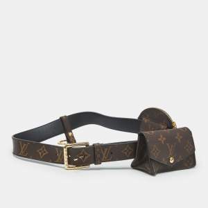 Louis Vuitton Monogram Canvas Daily Multi Pocket Belt 80 CM