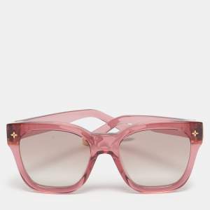 Pre Owned نظارة شمسية لوي فيتون Z2412U ماي مونوغرام وردية متدرجة مربعة