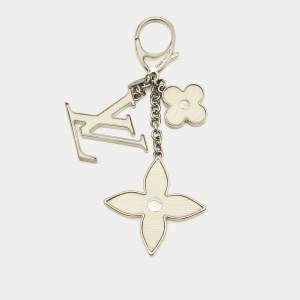 Pre Owned Louis Vuitton Fleur De Epi Resin Silver Tone Bag Charm