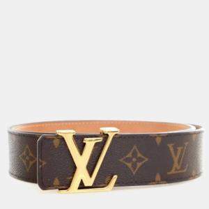 Pre Owned Louis Vuitton Monogram Initiales Belt Size 85/34