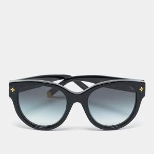 مملوكة مسبقًا Louis Vuitton Black Gradient Z1526W My Monogram Round Sunglasses