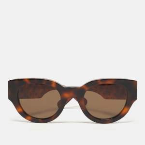 Pre Owned Louis Vuitton Tortoise Brown Z1464W Cat Eye Sunglasses