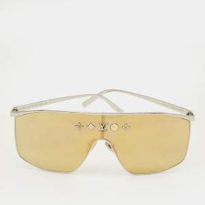 مملوكة مسبقًا نظارة شمسية لوي فيتون Z1717U بنية LV ذهبية قناع