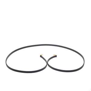 Pre Owned حمالة كتف لوي فيتون حقيبة رفيعة جلد سوداء