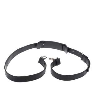 Pre Owned Louis Vuitton Black Leather Adjustable Shoulder Strap