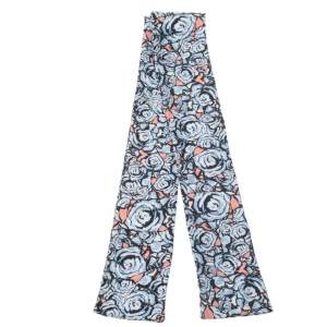 Pre Owned وشاح بندانة لوي فيتون حرير سيل روك ان روزيز أزرق