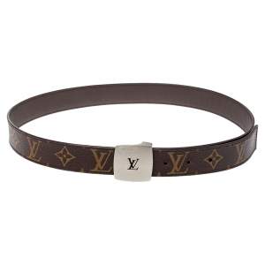 مملوكة مسبقًا Louis Vuitton Monogram Canvas LV Cut Belt 85CM