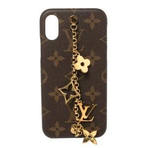 Pre Owned Louis Vuitton Monogram Canvas Charms iPhone X/Xs Case