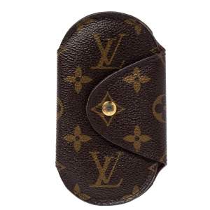 مملوكة مسبقًا حافظة مفاتيح لوي فيتون مستديرة كانفاس مونوغرامي