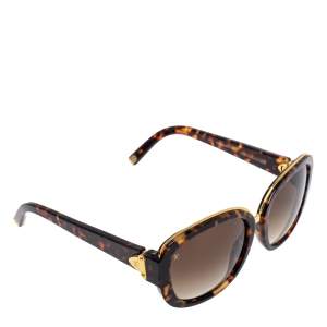 مملوكة مسبقًا Louis Vuitton Dark Havana/ Brown Gradient Z0633W Soupcon Oval Sunglasses