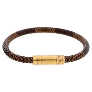 Pre Owned سوار لوي فيتون كيب ايت كانفاس دامييه بني