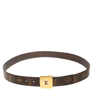 مملوكة مسبقًا Louis Vuitton Monogram Canvas LV Cut Belt 90CM