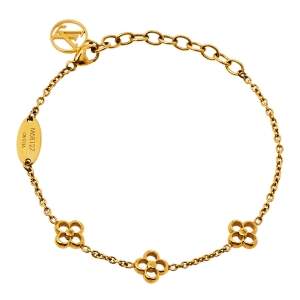 Pre Owned سوار لوي فيتون فلاور فول ذهبي اللون