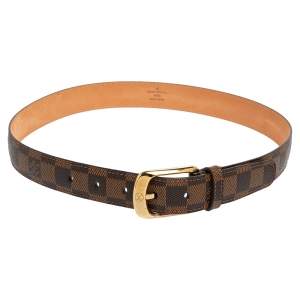 مملوكة مسبقًا حزام لوي فيتون إيليبس كانفاس داميه إيبين 80سم