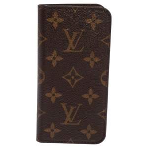 Louis Vuitton Monogram Canvas iPhone X Folio Case