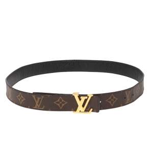 Louis Vuitton Monogram Canvas LV Initiales Belt 85CM