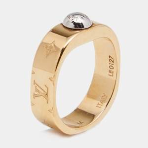 مملوكة مسبقًا خاتم لوي فيتون نانوغرام معدن لونين صغير 