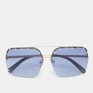 مملوكة مسبقًا Louis Vuitton Blue The Party Square Sunglasses 