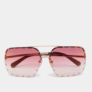 مملوكة مسبقًا Louis Vuitton Pink The Party Square Sunglasses 