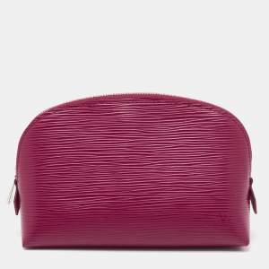 Pre Owned Louis Vuitton Fuchsia Epi Leather Cosmetic Pouch