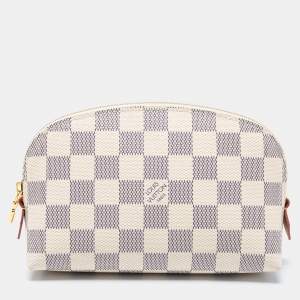 Pre Owned حقيبة مستحضرات تجميلية صغيرة لوي فيتون دامييه آزور 