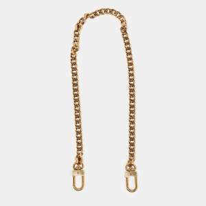 Pre Owned Louis Vuitton Gold Chain Link Shoulder Bag Strap