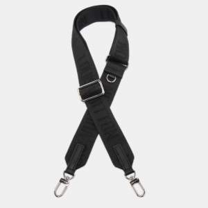 Pre Owned Louis Vuitton Black Fabric Adjustable Bag Shoulder Strap