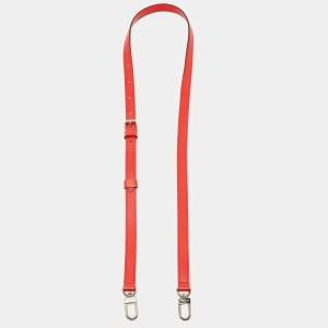 Louis Vuitton Red Leather Adjustable Shoulder Bag Strap