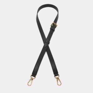 Louis Vuitton Black Leather Adjustable Shoulder Bag Strap