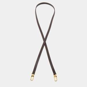 Louis Vuitton Dark Brown Leather Shoulder Bag Strap