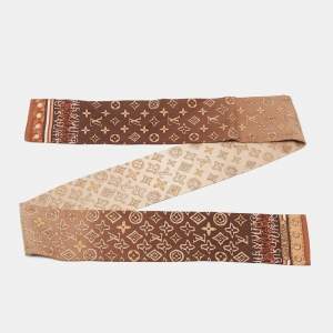Louis Vuitton Brown Ombre Monogram Silk Bandeau