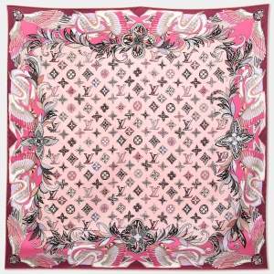Louis Vuitton Pink Innocence Silk Scarf