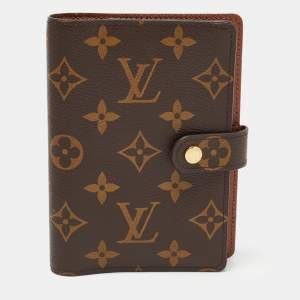 Louis Vuitton Monogram Canvas Small Ring Agenda PM Cover