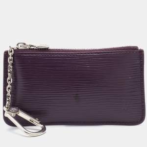 Pre Owned Louis Vuitton Cassis Epi Leather Key Pouch