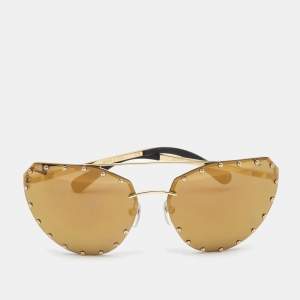 Pre Owned Louis Vuitton Gold Z0983W The Party Sunglasses