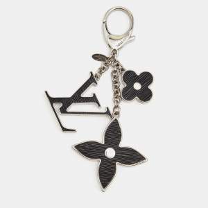 Louis Vuitton Fleur Resin SIlver Tone  Bag Charm