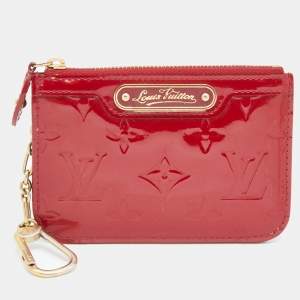 Louis Vuitton Pomme D’amour Monogram Vernis Key Pouch