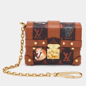 Louis Vuitton x Grace Coddington Catogram Canvas Essential Trunk Keychain 
