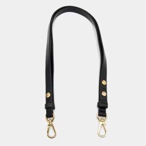 Louis Vuitton Black Leather Adjustable Shoulder Bag Strap