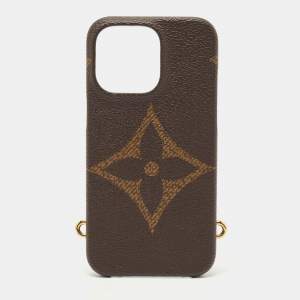 Pre Owned Louis Vuitton Reverse Monogram Giant Canvas iPhone 13 Pro Phone Case 