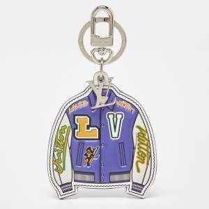 Pre Owned Louis Vuitton Multicolor LV Varsity Jacket Illustre Bag Charm & Key Holder