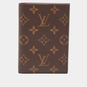 Pre Owned Louis Vuitton Monogram Canvas Passport Cover